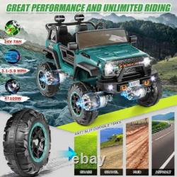 24V Ride on Truck 2 Seater Electric Car Vehicle Toy for Kids with Parent Remote