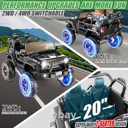 24V Ride on Truck 2 Seater Electric Car Vehicle Toy for Kids with Parent Remote