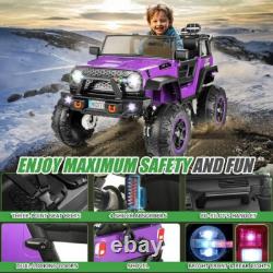 24V Ride on Truck, 2 Seater Electric Car Vehicle Toy for Kids with Parent Remote