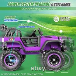 24V Ride on Truck, 2 Seater Electric Car Vehicle Toy for Kids with Parent Remote