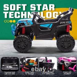 24V Ride on UTV Electric Car Vehicle Toy 400W with Remote Control for Kids Blue
