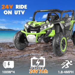 24V Ride on UTV for Kids 2WD/4WD Switchable 2 Seater Electric Vehicle Car Toy
