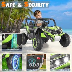 24V Ride on UTV for Kids 2WD/4WD Switchable 2 Seater Electric Vehicle Car Toy
