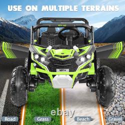 24V Ride on UTV for Kids 2WD/4WD Switchable 2 Seater Electric Vehicle Car Toy