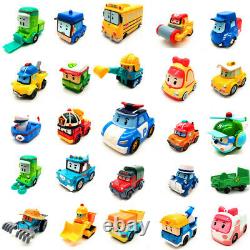 25pcs Robocar Poli Mini Model Toy Car Diecast Vehicle Kid Boy Collect Gift New