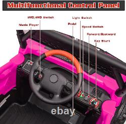 2WD/4WD Battery Powered Kids Car, 24V Ride on Toy Car WithRemote Control off Road