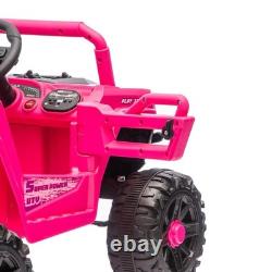 2WD Electric Toy Car with Four Wheel Suspension High Chassis Kids Vehicle for