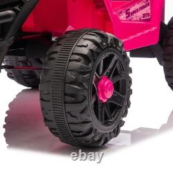 2WD Electric Toy Car with Four Wheel Suspension High Chassis Kids Vehicle for