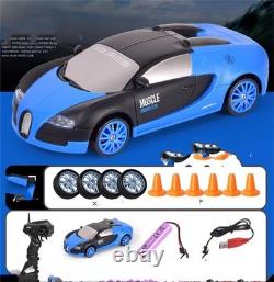 2.4G Drift Rc Car 4WD RC Drift Car Toy Remote Control GTR Model AE86 Vehicle Car
