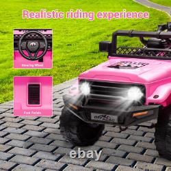 2 Seater 12V Kids Ride On Car Electric Vehicle Toy Truck Jeep with Remote Control