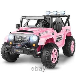 2 Seaters Ride On Truck for Kids 24V Battery Powered Electric Vehicle Toy Car