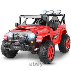 2 Seaters Ride On Truck for Kids 24V Battery Powered Electric Vehicle Toy Car