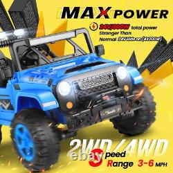 2 Seaters Ride On Truck for Kids 24V Battery Powered Electric Vehicle Toy Car