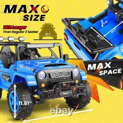 2 Seaters Ride On Truck for Kids 24V Battery Powered Electric Vehicle Toy Car