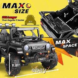 2 Seaters Ride On Truck for Kids 24V Battery Powered Electric Vehicle Toy Car