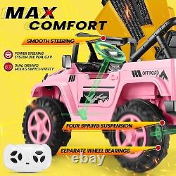 2 Seaters Ride On Truck for Kids 24V Battery Powered Electric Vehicle Toy Car
