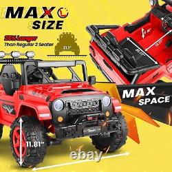 2 Seaters Ride On Truck for Kids 24V Battery Powered Electric Vehicle Toy Car #