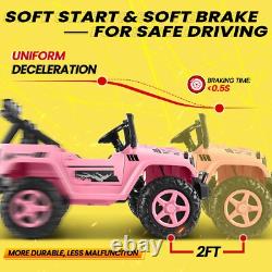 2 Seaters Ride On Truck for Kids 24V Battery Powered Electric Vehicle Toy Car
