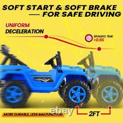 2 Seaters Ride On Truck for Kids 24V Battery Powered Electric Vehicle Toy Car