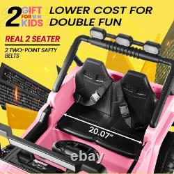 2 Seaters Ride On Truck for Kids 24V Battery Powered Electric Vehicle Toy Car
