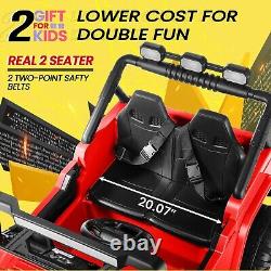 2 Seaters Ride On Truck for Kids 24V Battery Powered Electric Vehicle Toy Car