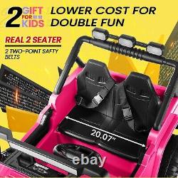 2 Seaters Ride On Truck for Kids 24V Battery Powered Electric Vehicle Toy Car