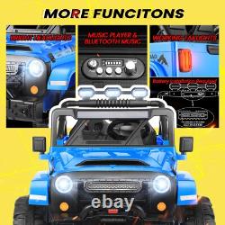 2 Seaters Ride On Truck for Kids 24V Battery Powered Electric Vehicle Toy Car