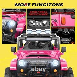2 Seaters Ride On Truck for Kids 24V Battery Powered Electric Vehicle Toy Car