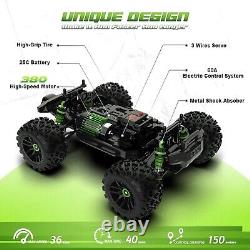 36 KPH RC Remote Control Monster Truck Car Vehicle Toy OffRoad Crawler 4WD 4x4