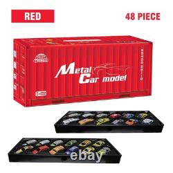 48 Cars Pull Alloy For Children, Mini Vehicles Metallic, Gifts
