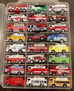 48 Fire Trucks/Police Cars/Resure Vehicles Hot Wheels! Match Box! Dayton FDP