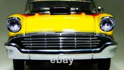 57Chevy55Chevrolet1957Hot Rod1955Race1Car18Vintage24Custom12TIN Metal Model toY