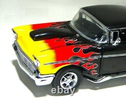 57Chevy55Chevrolet1957Hot Rod1955Race1Car18Vintage24Custom12TIN Metal Model toY