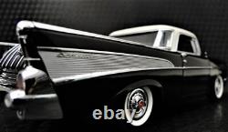 57Chevy55 Pickup Truck Hot Rod124Race Car Vintage Concept12TIN Metal Body18toY