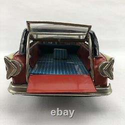 58 Ford Edsel Round-Up 2-Door Station Wagon -Rear Friction-Tin-Litho Car