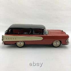 58 Ford Edsel Round-Up 2-Door Station Wagon -Rear Friction-Tin-Litho Car