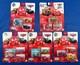5 Pixar Cars Mini Racers 3-pk Soapy Mater Clutch Aid Tractor Ivy Hot Rod Mater