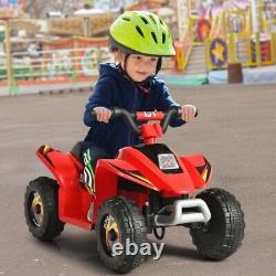 6V Electric Kids Ride On Car ATV 4-Wheeler Red Color Toy Toddlers Vehicle Drive