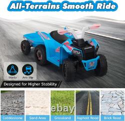 6V Electric Kids Ride on Toy Car with Trailer, Toddler 4 Wheeler Powered Vehicle