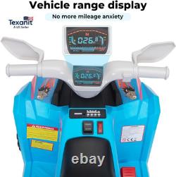 6V Electric Kids Ride on Toy Car with Trailer, Toddler 4 Wheeler Powered Vehicle