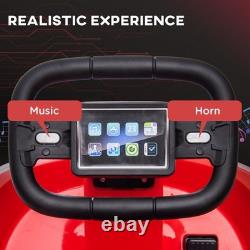 6V Electric Ride On Bumper Car for Kids, 360° Spinning Toy Vehicle with Lights