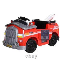 6V Electric Ride On Car Fire Truck Vehicle Toy for Kids with Remote Control
