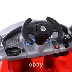 6V Electric Ride On Car Fire Truck Vehicle Toy for Kids with Remote Control