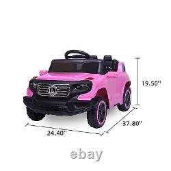 6V Kid Ride On Car Electric Toy Vehicle 2.4G Remote Control 3 Speed Children Car