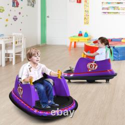 6V Kids Ride On Bumper Car Vehicle 360° Spin Race Toy with Remote Control