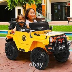 6V Kids Ride On Car Toy Tractor With Trailer Powered Battery Vehicle Toy WithMusic