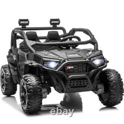 800W High Power Electric Ride On Vehicle Red Children Toy Car RC Bluetooth Audio