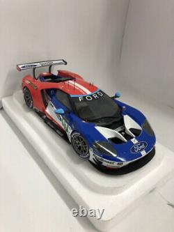 AUTOart 1/18 scale Ford GT Le Mans 24HRS 2017 #67 Blue x Red vehicle with box