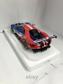 AUTOart 1/18 scale Ford GT Le Mans 24HRS 2017 #67 Blue x Red vehicle with box