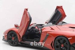 AUTOart Lamborghini Aventador J Metallic Red 1/18 Scale Die Cast Model F/S NEW